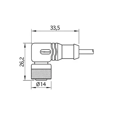 Соединительный кабель Microsonic KST5A-2/M12