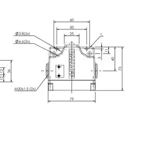 Блочный выключатель Balluff BNS 813-B02-E12-61-A-20-01