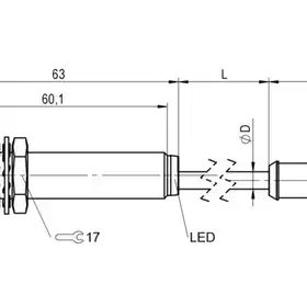 Индуктивный датчик расстояния Balluff BAW M12MN-ICC35C-BP00,2-GS04