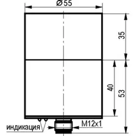 Индуктивный датчик ТЕКО ISN HC5A-43N-35-LZS4