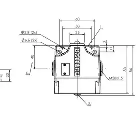 Блочный выключатель Balluff BNS 819-B02-E12-61-12-10-FD