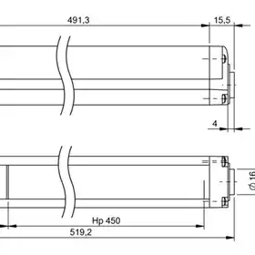 Многолучевой барьер безопасности Balluff BLG 4A-045-19X-030-O01-SX