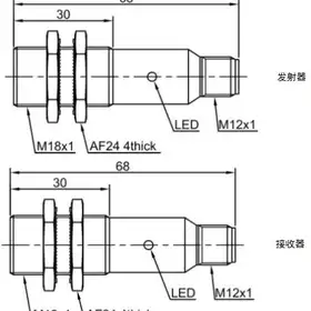 Оптический датчик LANBAO PR18-TM10D-E2