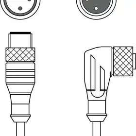 Соединительный кабель Leuze Electronic KDS U-M12-3W-M12-3A-P1-006-DP