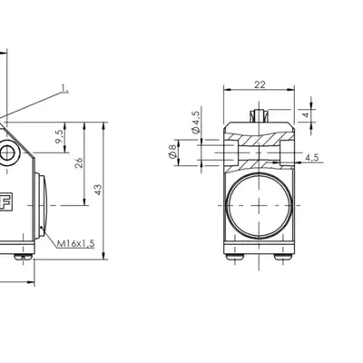 Одиночный выключатель Balluff BNS 819-100-R-12