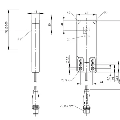 RFID головка чтения/записи Balluff BIS M-458-045-001-07-S4