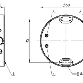Емкостной датчик Balluff BCS D50OO03-YPC25C-S49G