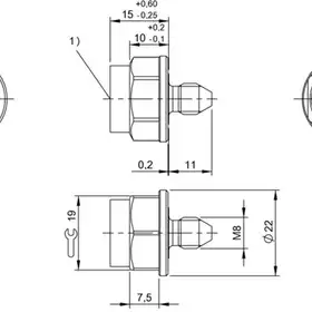 Транспондер RFID Balluff BIS M-142-13/A-M8-GY
