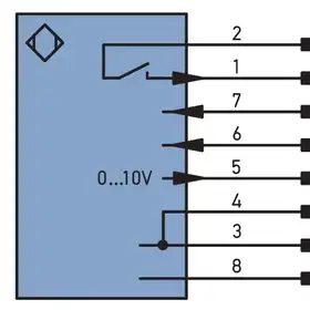 Датчик контрастной метки Wenglor YP11MVV80
