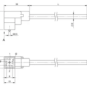 Разъем с кабелем Balluff BCC VC04-0000-10-054-VX8350-020