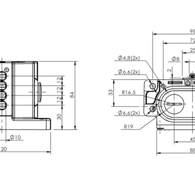 Блочный выключатель Balluff BNS 819-D04-R12-62-10