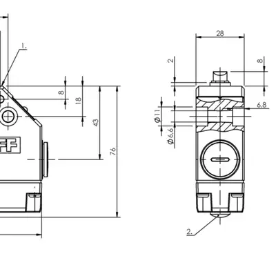 Одиночный выключатель Balluff BNS 813-FE-60-183-FD