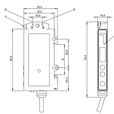 Усилитель для оптоволоконных датчиков Balluff BFB 75K-003-P-02