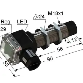 Емкостный датчик Мега-К PS1-18M90-15N61-B