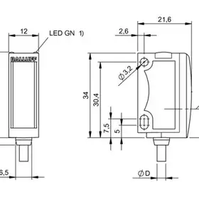 Оптический датчик Balluff BOS 6K-XT-LS10-02