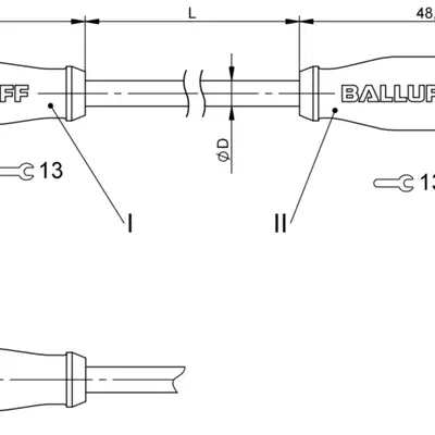 Соединительный кабель Balluff BCC M425-M415-3A-660-PX0534-015