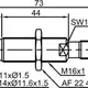 Индуктивный датчик LANBAO LR16XBF02DPOB-E2