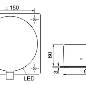 Индуктивный датчик EGE-Elektronik ID 160 GSOP