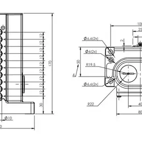 Блочный выключатель Balluff BNS 813-D10-R12-100-22-10-FC