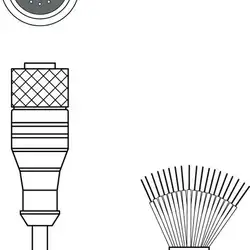Разъем с кабелем Leuze Electronic KD U-M23-JA-P1-150