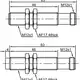Индуктивный датчик LANBAO LR12XBF02DNCA-E2