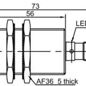 Индуктивный датчик LANBAO LR30XCF15SBOY-E2