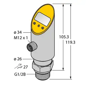 Датчик давления TURCK PS400R-609-LI2UPN8X-H1141