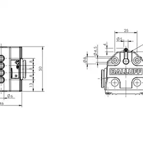 Блочный выключатель Balluff BNS 819-B04-R08-40-11