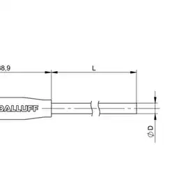 Разъем с кабелем Balluff BCC M314-0000-20-003-EX44T2-100