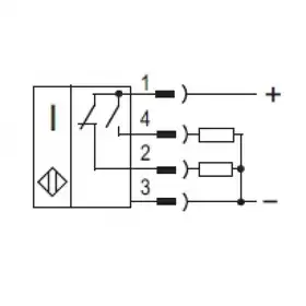Индуктивный датчик ТЕКО ISB AC2B5-43P-2-LZS4-0,2T