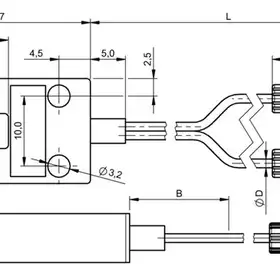 Оптоволоконный кабель Balluff BFO D13-LG-05-EAK-30-02