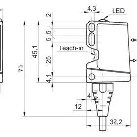 Оптический датчик Baumer O500.GR-NV1T.72CU/T003