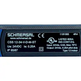 Индуктивный датчик безопасности Schmersal CSS12-34-V-SD-M-ST