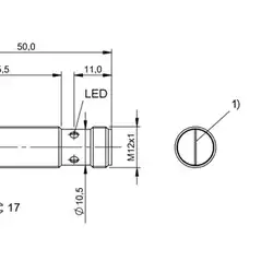 Магнитный датчик Balluff BMF 12M-PS-C-2-S4