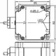 Индуктивный датчик LANBAO LE80XZSF40DPRW2-D