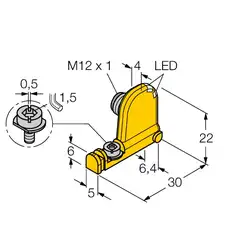 Магнитный датчик TURCK BIM-UNT-AP6X2-H1141