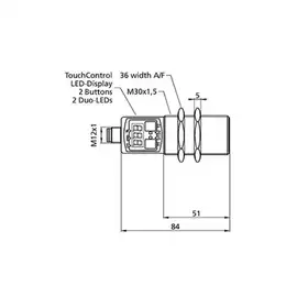 Ультразвуковой датчик расстояния Microsonic vnp-130/IU/TC