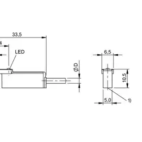 Магнитный датчик для цилиндра Balluff BMF 305K-R-PS-F-3-03