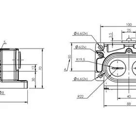 Блочный выключатель Balluff BNS 813-D02-E12-100-22-02-FC