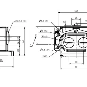 Блочный выключатель Balluff BNS 819-D03-D12-100-10-S80L