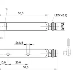 Оптический датчик Balluff BOS Q08M-PO-KE21-S49