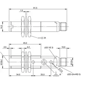 Оптический датчик Balluff BOS 18KF-PA-1HA-S4-C