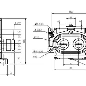 Блочный выключатель Balluff BNS 819-D06-K12-100-10-FE-S90R