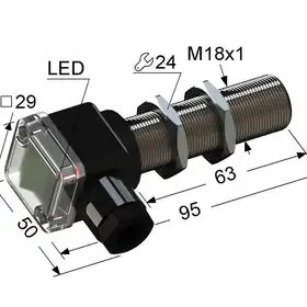 Индуктивный датчик Мега-К VB2-18M95-5B74-B