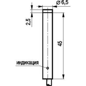 Индуктивный датчик ТЕКО ISN G0B-31P-2,5-L