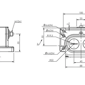 Блочный выключатель Balluff BNS 819-D02-D12-100-10-S80R
