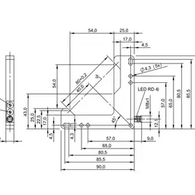 Щелевой датчик Balluff BWL 5454D-L011-S49
