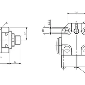 Блочный выключатель Balluff BNS 816-B02-TOB-08-650-11-S80R