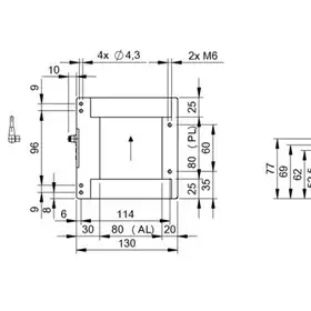 Щелевой датчик Balluff BOW A-0808-DS-C-S75