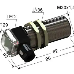 Индуктивный датчик Мега-К VB2-30M90-10B74-B